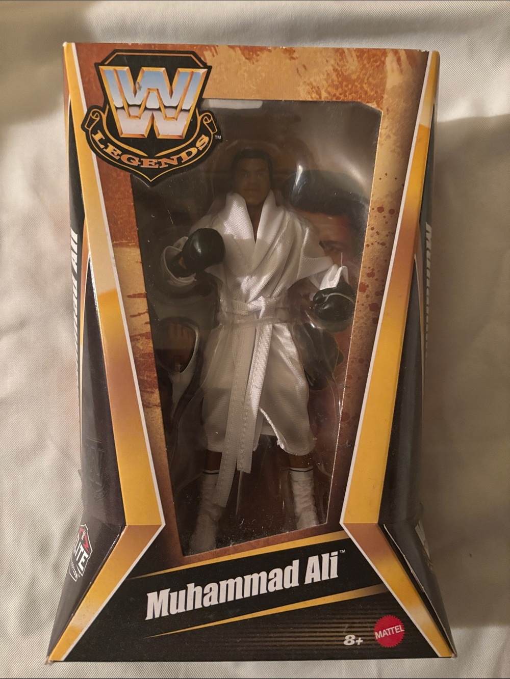 Mattel Muhammad Ali Action Figure in White and Black